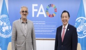 دیدار سرپرست سازمان منابع طبیعی و آبخیزداری کشور با مدیرکل فائو