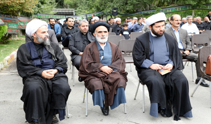 عزاداری حضرت سیدالشهدا در منابع طبیعی با حضور نماینده ولی فقیه در وزارت جهاد كشاورزی
